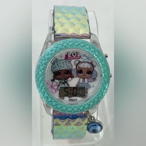 LOL Surprise Digital Light Up Clear Case Translucent Band Watch NWOT